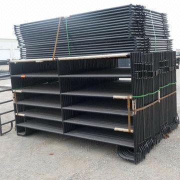  Black Painted Corral Horse Panel Manufactures