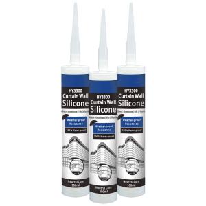  Curtain Wall Neutral Silicone Sealant Water Resistant UV Resistant HY-3300 PLYFIT Manufactures