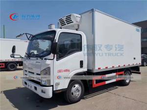 China 5 Ton ISUZU Refrigerated Box Truck For Transport Fish on sale