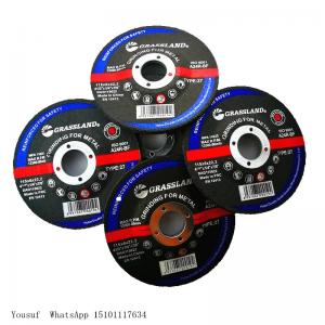  115x6x22.2mm MPA Abrasive Grinding Disc Metal Cutting Manufactures