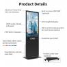 Buy cheap Indoor Advertising LCD Floor Stand Digital Signage Transparent from wholesalers