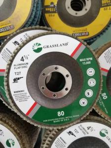  115mm Aluminium Oxide Flap Disc 4.5" Sanding Grinding Disc Manufactures