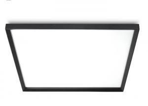  Black Surface Mounted Led Panel Light 48w 4800lm Waterproof 60cm For Office Manufactures