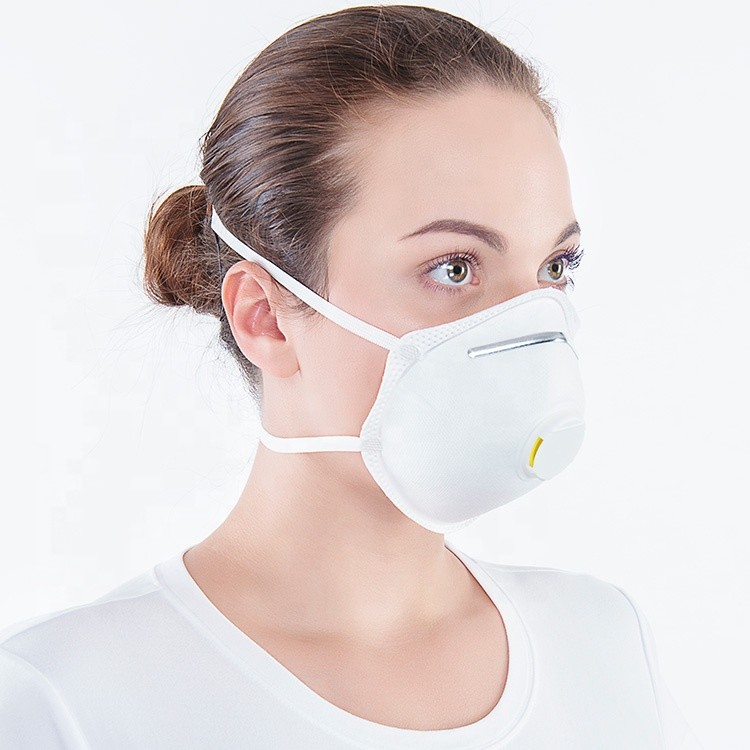  White Color Cup FFP2 Mask Lightweight Air Pollution Protection Mask Manufactures