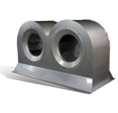  280mm Galvanized Impeller Centrifugal Fan With Single Phase 6 Pole External Rotor Motor Manufactures