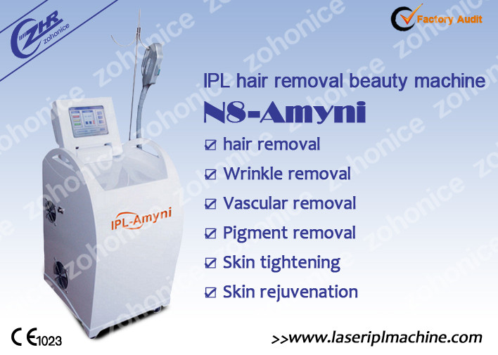  690nm / 750nm IPL Hair Removal Machines For Skin Rejuvenation Manufactures