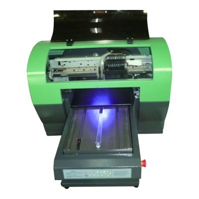 Quality 10.6" x 21.6" A3 Size Calca DFP1800U Economics LED White Ink UV Flatbed Printer for sale
