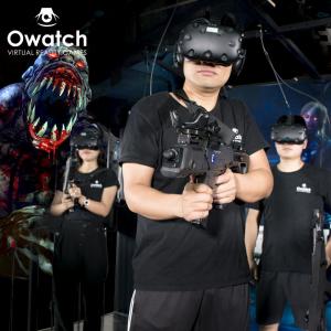  Owatch-9D VR 4 Players Team Up Against Monsters Htc Vive Virtual Reality Vr Htc Spacevr Shooting Manufactures