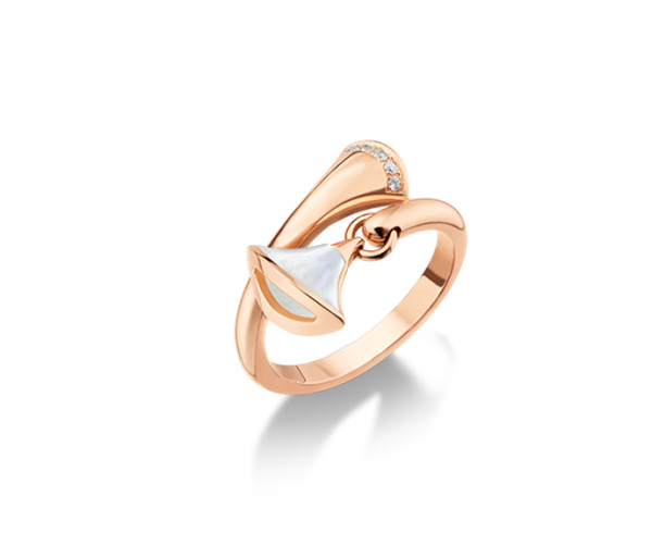 China China Jewelry Factory Diamond Ring Brand Design  DIVA 18K Gold Rings -350830 on sale