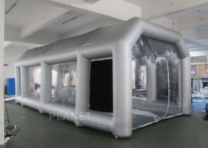  Outdoor Inflatable Spray Booth With Two Blowers Removeable Filter Manufactures