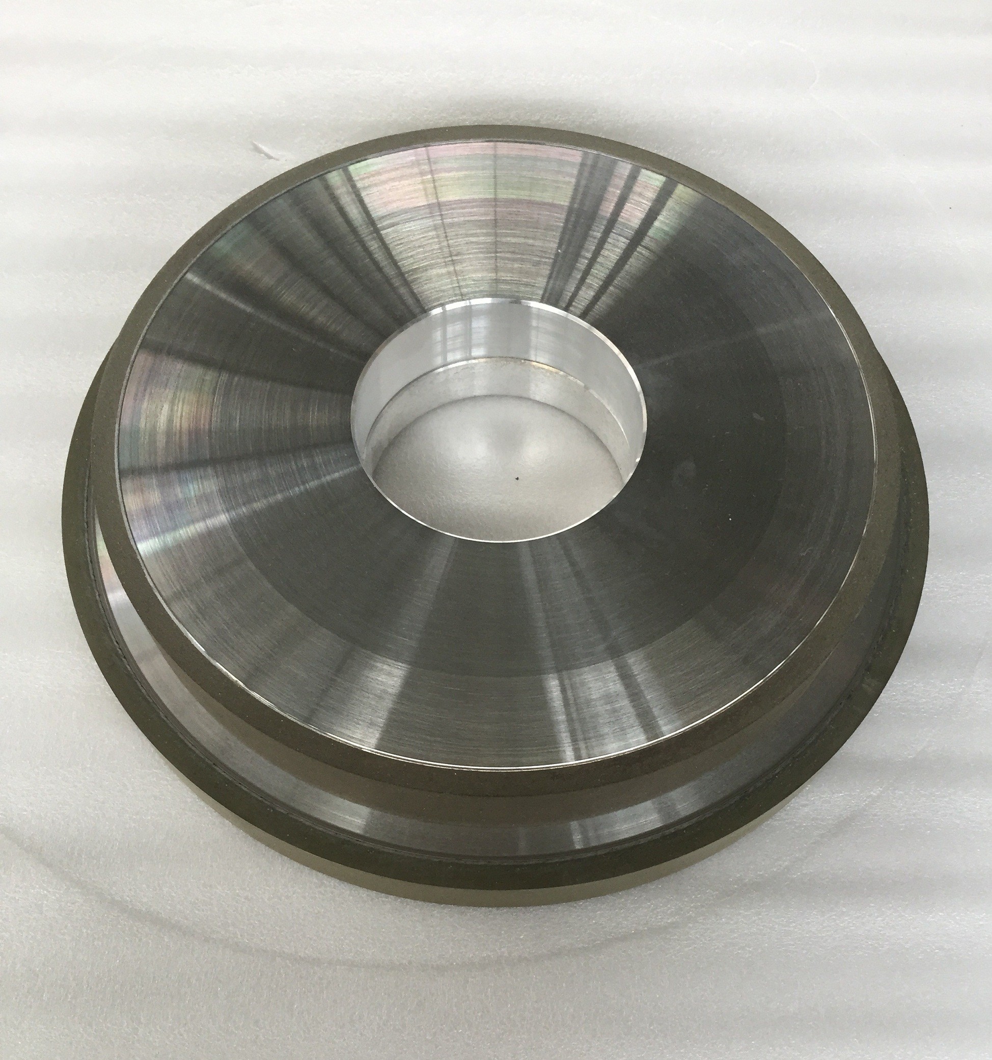  Abrasive Grit Resin Bonded Diamond Grinding Wheels Flat CBN Hole 127mm Width 10mm Manufactures