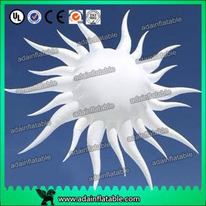  White Hanging Inflatable Sun For Club Event Hanging Decoration Manufactures