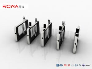  Double Barrier 180 Swing Facial Recognition Turnstile Acrylic Access Control Manufactures