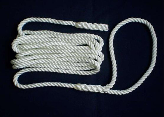  3-strand nylon twisted marine code line ropes used for Marine products Manufactures