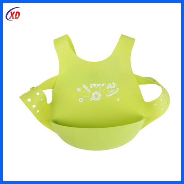China wholesale easy clean silicone  baby  bibs  with  FDA  High Grade for sale