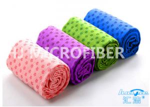 China Eco PVC Quincunx Style Non-slip Yoga Mat Towel / Gym Large Sports Towel on sale