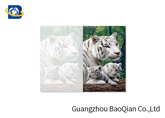 Lovely Animals 3D Image Lenticular Card Printing Two Sides CMYK Offset Printing Manufactures