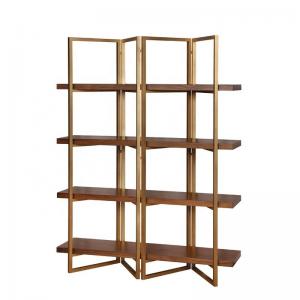China Standing Type Stainless Steel Display Stand Metal Book Display Rack on sale
