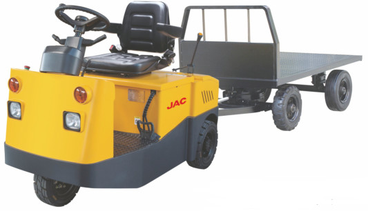 Quality Large Capacity Electric Tow Tractor Good Stability With Traction Weight 10 Ton for sale