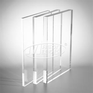  6mm Scratch Resistant Clear Perspex Plexiglass Acrylic Plastic Panel For Door Manufactures