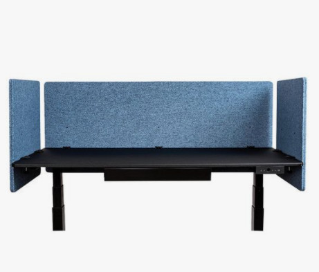  100% Polyester Fiber Desk Acoustic Screens Reduce Noise Visual Distractions Manufactures
