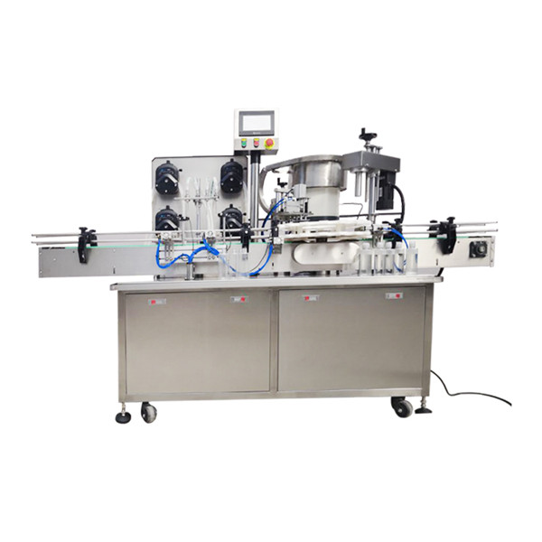 Quality 100 To 500ml Pharmaceutical Filling Machine , Four Nozzles Automatic Bottle Filling And Capping Machine for sale