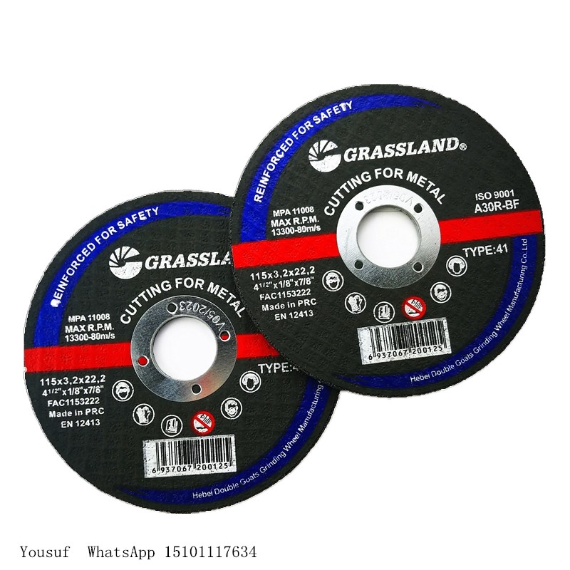  Flat Cutting 115x3x22.23mm Metal Grinding Discs For Inox And Stainless Steel Manufactures
