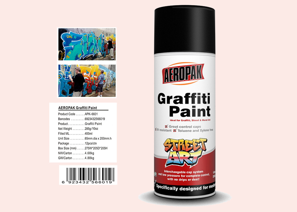  Plastic White Color Graffiti Spray Paint Fastest Dry Time For Indoor / Outdoor Projects Manufactures
