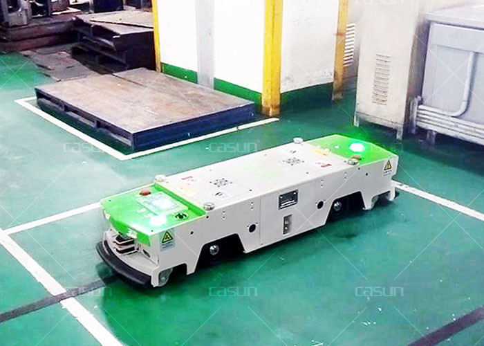  WIFI Communication Bi Directional Tunnel AGV Vehicle With ±10mm Guiding Accuracy Manufactures
