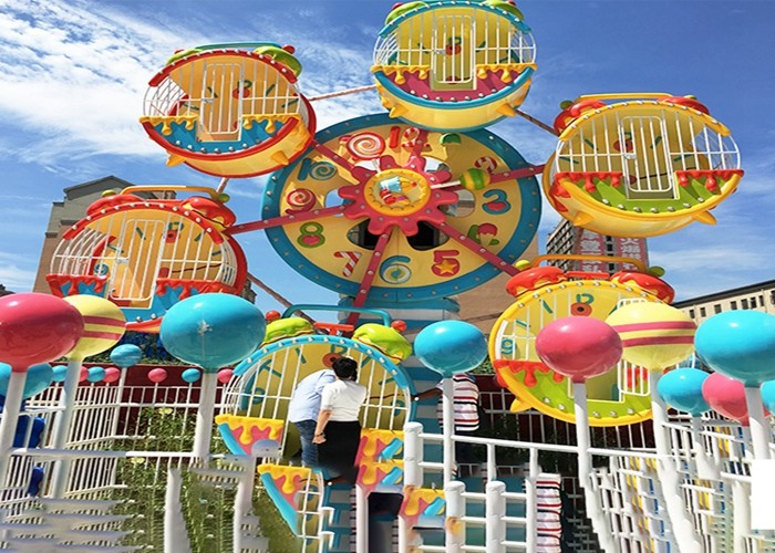  6 Cabins Rotating Amusement Park Ferris Wheel With Galvanized Steel Material Manufactures