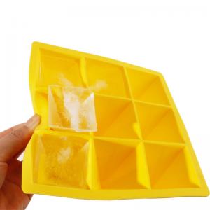 Food Grade Silicone Ice Cube Tray Customized Color For Home Kitchen