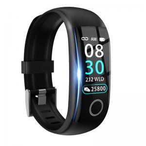 Body Temperature IP67 0.96" Smart Heart Rate Wristband Manufactures