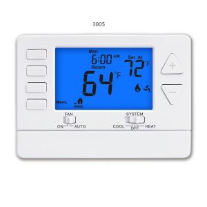 China Digital LCD 24V Programmable 1 Heat 1 Cool Air Conditioner Thermostat on sale