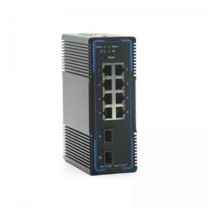  Industrial Ethernet Managed Switch 8x10 / 100 / 1000base-T 2x1000base-X SFP+ Manufactures