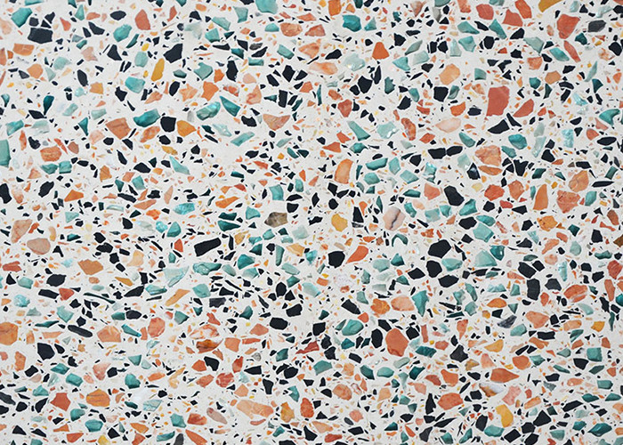  Polished​ 15mm Terrazzo Wall Tiles With Colorful Glass Flakes Manufactures