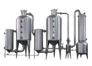 China Herbal Liquid Industrial Extraction Equipment Single Double Effect Evaporator on sale