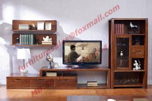 China Classic Design Solid Wood Material TV Stand for Wall Unit in Living Room Furniture on sale