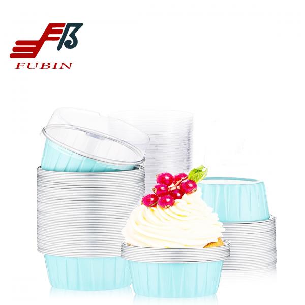 Quality 3.35 Inch Airline Aluminium Foil Baking Cups Cupcake Molds for sale