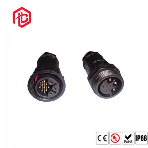  24awg Ip67 M25 10A Waterproof Connectors 3 Pin Led Connector Manufactures