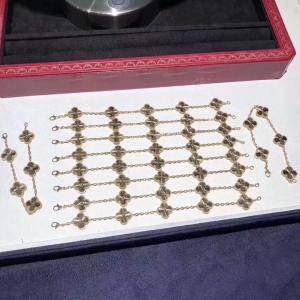  van cleef & arpels jewelry for sale Magnificent Van Cleef Jewelry , 18K Yellow Gold Vintage Alhambra Bracelet Manufactures