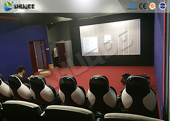  Park 9D Cinema Seat With Electric / Pneumatic System Round Screen Manufactures
