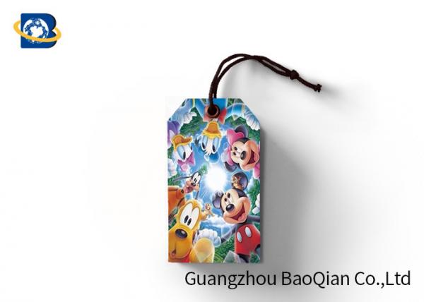 Eco - Friendly Custom Printed Hang Tags Toy Hangtag Hard Plastic Material 3D Image