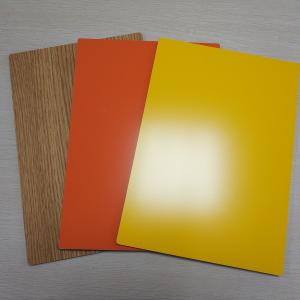  2mm 3mm 4mm 5mm Thick Solid Aluminum Composite Panel , Composite Metal Panel Gloss White Manufactures