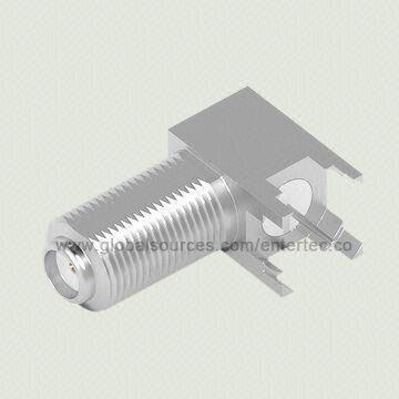 Quality Twist on BNC Connector with 75Î© Right Angle Jack Plug for PCB Mount for sale