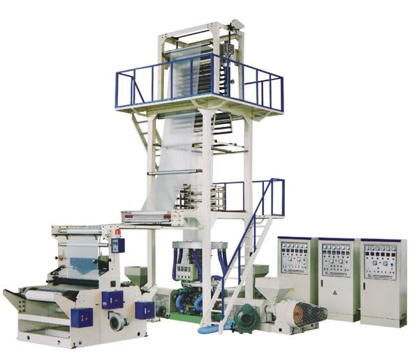 China High Smooth HDPE Blown Film Machine , PP Film Extrusion Machine Fast Cooling on sale