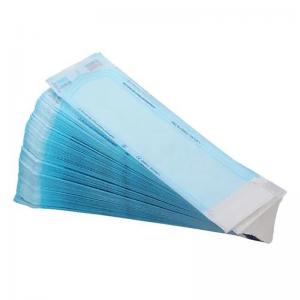 China Self-Sealing Sterilization Pouch Medical Sterile Packaging 3 Side Seal Pouch on sale