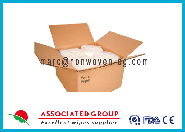 Quality Biodegradable Disinfectant Hand Wipes / Organic Hand Wipes Jumbo Rolls for sale