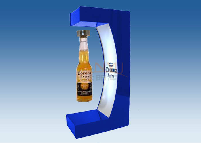  Customized Blue Magnetic Floating Display Stand OEM Eco Friendly Manufactures