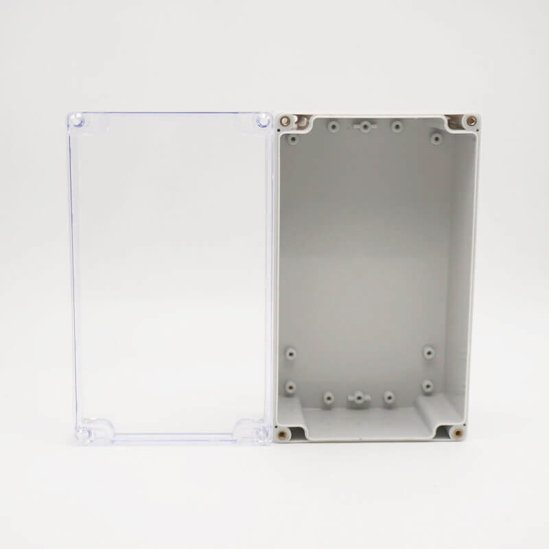  200*120*75mm Clear Plastic Enclosures For Electronics Manufactures