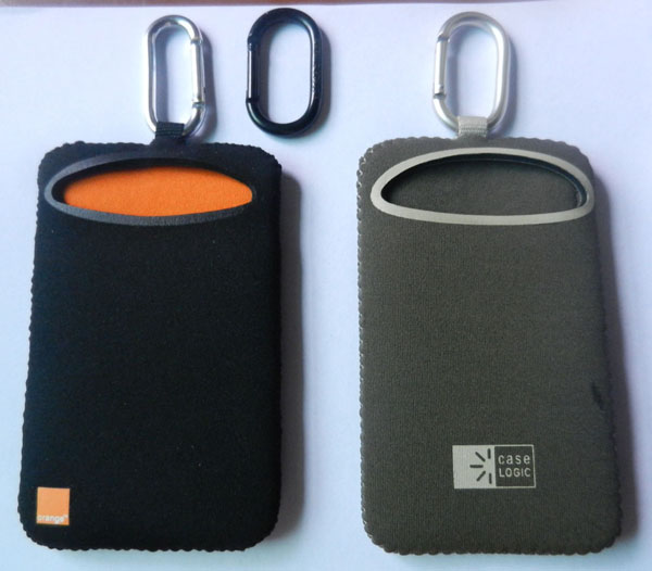 China Case Logic top grade waterproof neoprene phone case with carabiner hook or stap to hang on sale